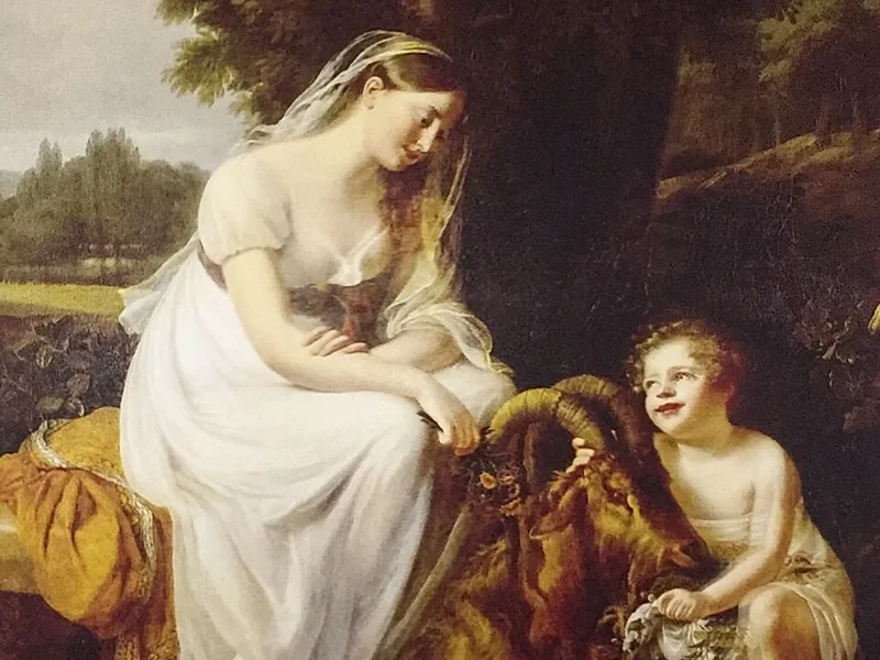 1775-Élisabeth Henriette Marthe Lorimier - Il bambino riconoscente